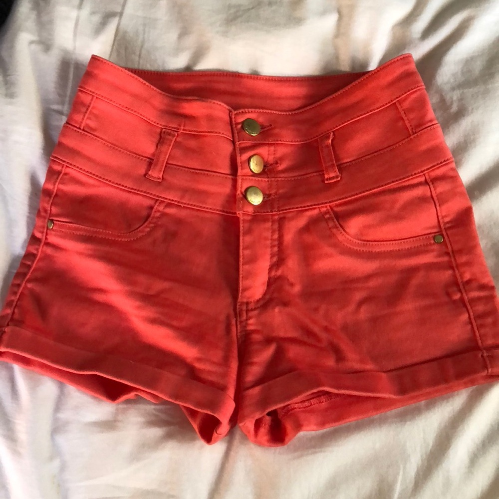 Peach shorts